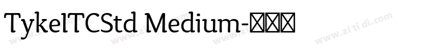TykeITCStd Medium字体转换